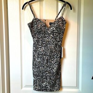 *NEW* Teeze Me cocktail dress. Leopard print. Size 1/2
